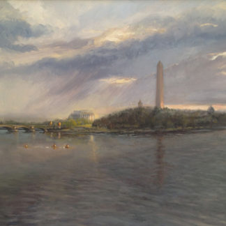 Washington D.C. Oil on Linen, 24" x 36", collection of James and Patrice Comey