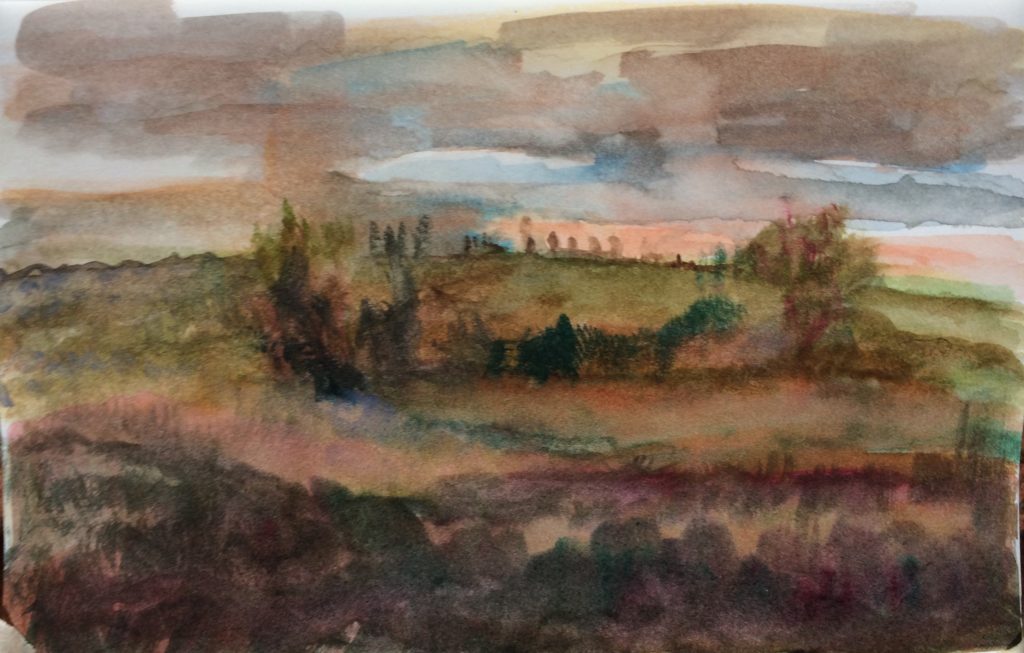 watercolor by Jill Nichols