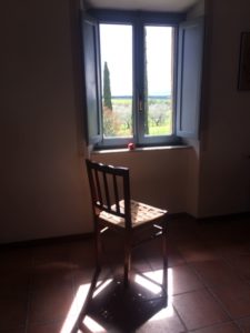 Italy Painting Workshop & Retreat with Jill Nichols, view from the villa window