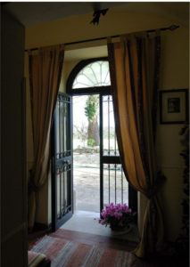 Entry to villa