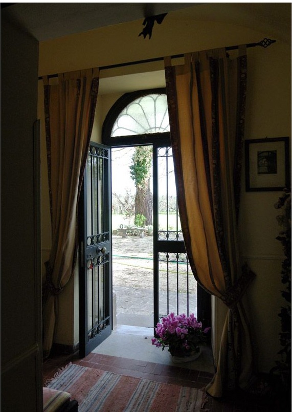 Entry to villa