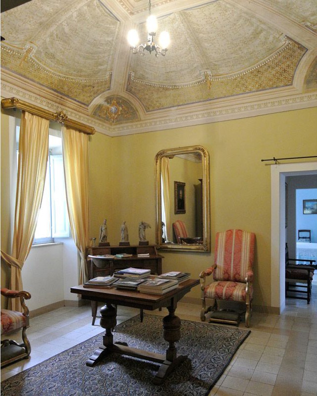 Ceiling frescoes, Villa, Farnese, Italy