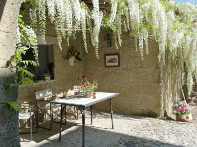 Cascading in the sun at the Villa, Farnese, Italy