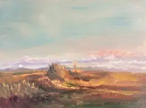 Paint in Italy Sunrise Italy oil painting
