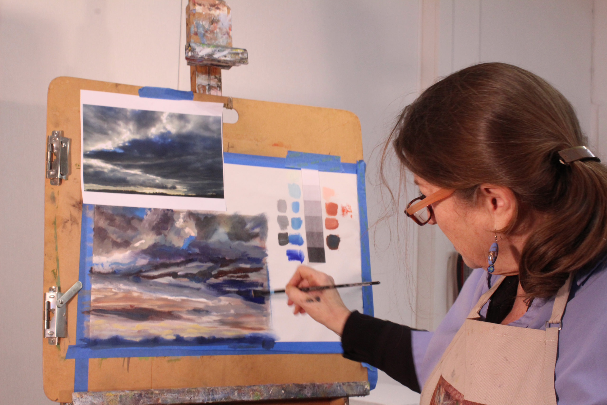 Jill painting cloud demo