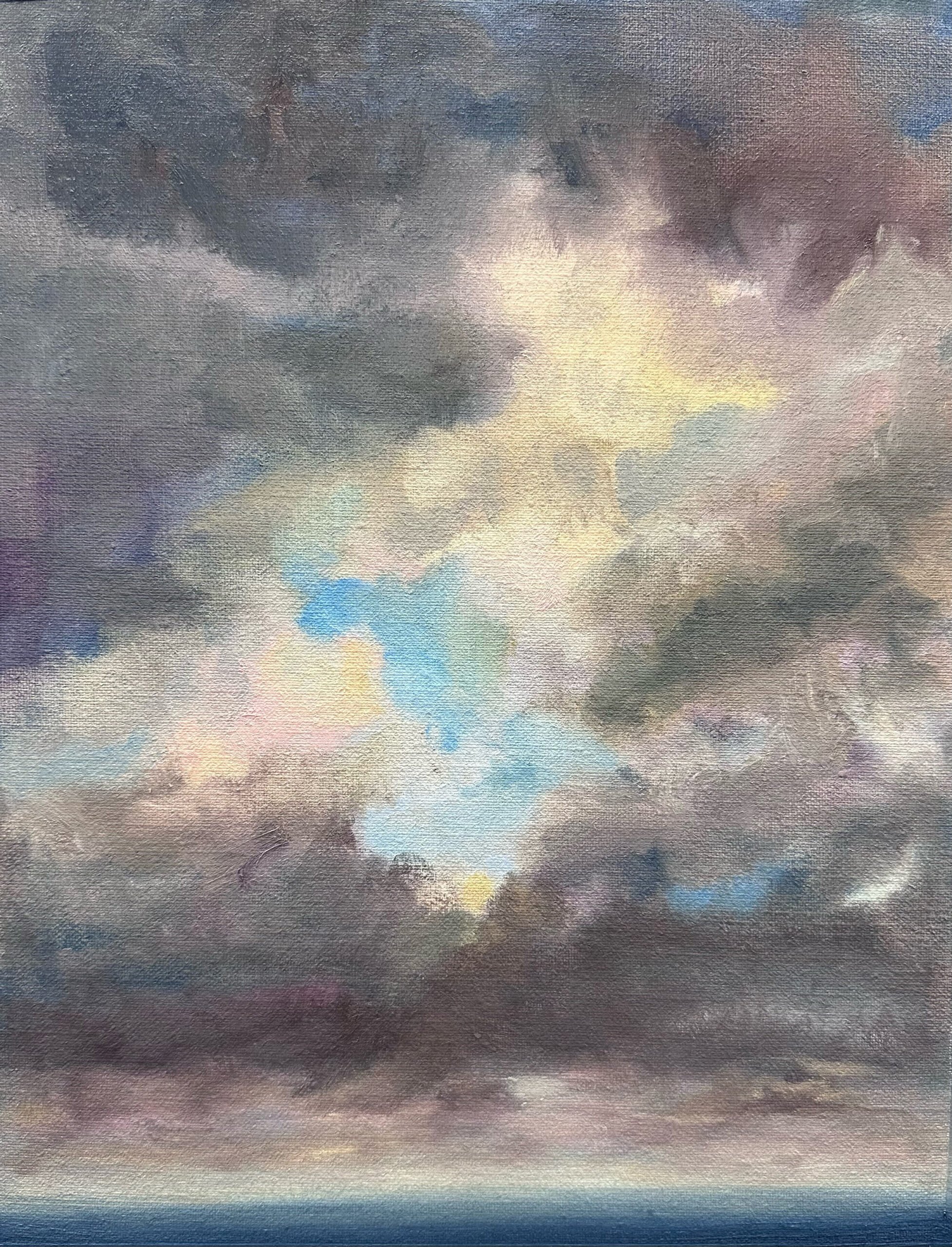 Cloud oil painting